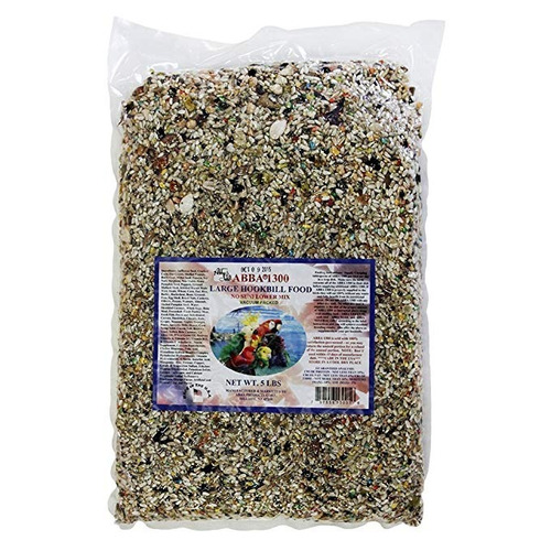 Abba 1300 Bird Foods Grandes 5 Libras Hookbill Ninguna Mezcl