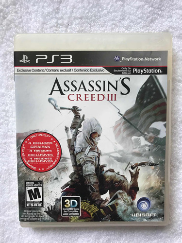 Assassins Creed 3 Ps3