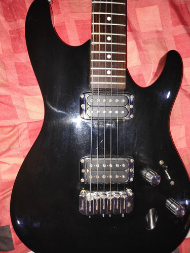 Guitarra Ibanez Sa120 Black Diestro Negro Palo De Rosa (Usado)