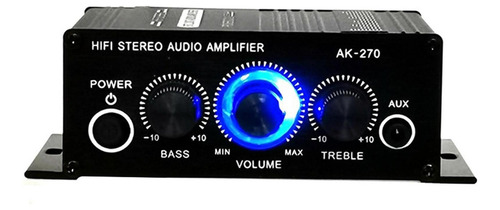 Amplificador De Sonido De 12v 2a Bocinas De 2 Canales Para