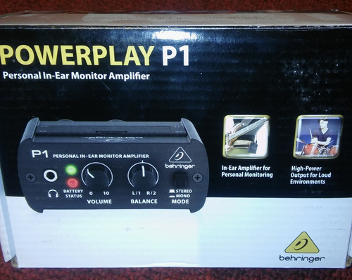Behringer P1 Sistema De Monitoreo Personal Amplificador Tv