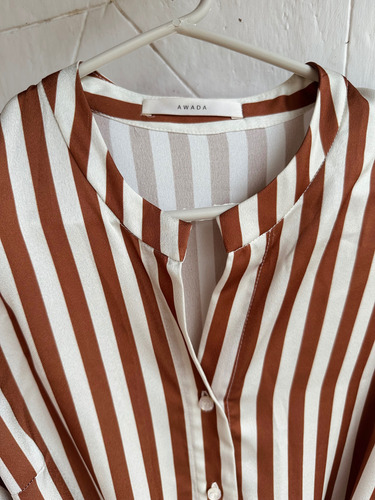 Vestido Awada Playero Camisero Túnica Con Lazo (Usado)