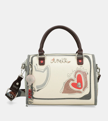 Bolsa Anekke Alma Línea Olé Mod. 40761-345 Multicolor Temático Níquel Multicolor