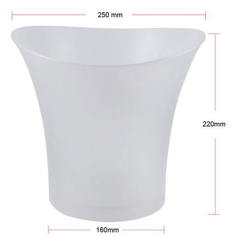 2x Led 5l De Champagne Beer Holder De Pub De Navidad
