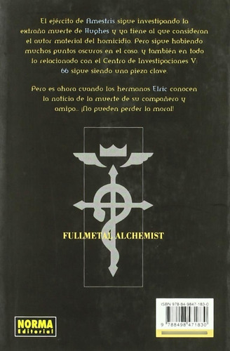 Fullmetal Alchemist No. 9, De Hiromu Arakawa. Editorial Norma Comics, Tapa Blanda En Español, 2007