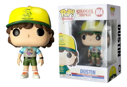 Figura De Acción De Pvc Dustin Funko Pop De Stranger Things