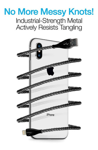 Cable De Carga Y Sincronización Mfi Lightning Para iPhone