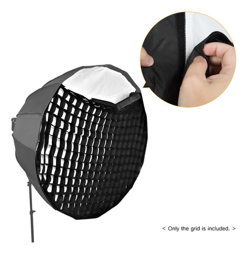 47 Softbox Con Rejilla, 16 Varillas, Diseño Parabólico Profu