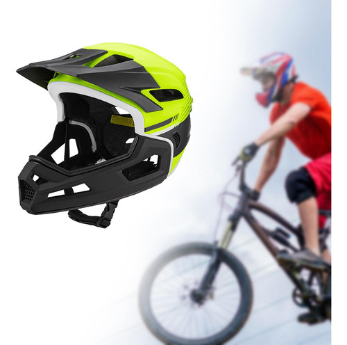Casco De Bicicleta De Cara Completa, Casco Protector, Casco
