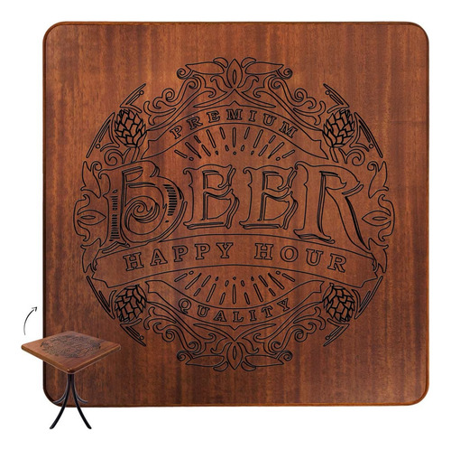 Mesa Madeira Quadrada Com 2 Cadeiras P/ Lanchonete Cafeteria Cor Madeira Natural Home Bar Desenho Do Tecido Das Cadeiras