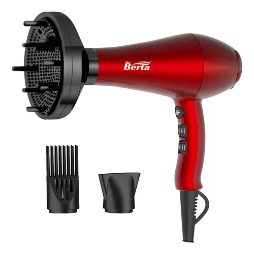 Berta 1875w Secador De Pelo, Iones Negativos, Alta Potencia