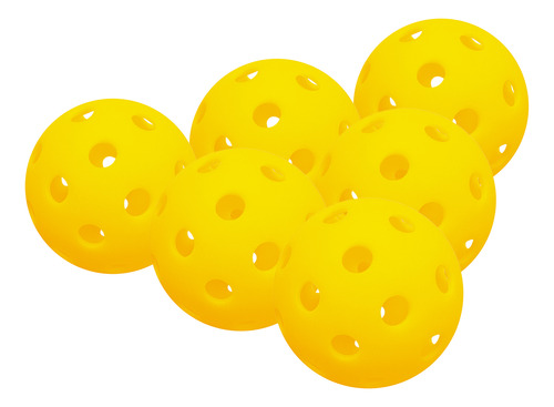 Paquete De 12 Pelotas De Pickleball Con 40 Agujeros Para Can