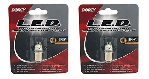 Dorcy 40-lumen 4.5-6-volt Bombilla Led De Repuesto Con Vida 