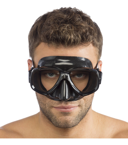 Visor Cressi Perla Apnea, Buceo, Snorkeling Negro - Pvr