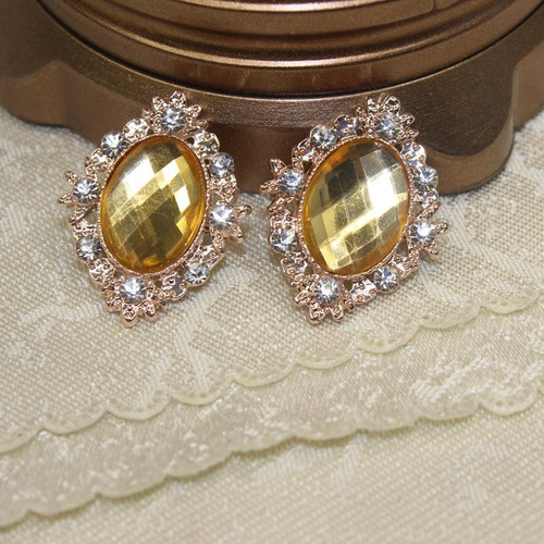 Botones De Diamantes De Imitación Para Coser 30x25mm