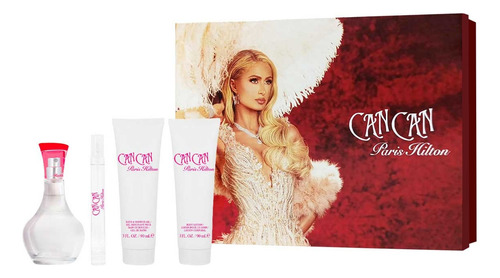 Paris Hilton Estuche Can Can 4pz Mujer