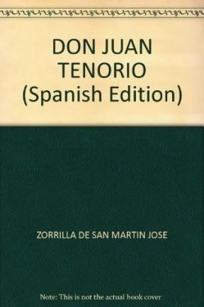 Don Juan Tenorio - Zorrilla Jose (libro)