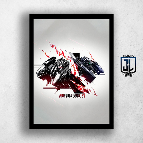 Quadros Decorativos Gamer Armored Core Vi: Fires Of Rubicon