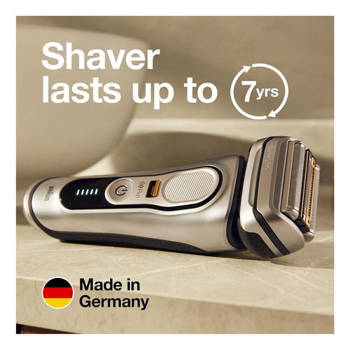 Barbeador Elétrico Braun Series 9 Pro 9487cc Wet & Dry Para