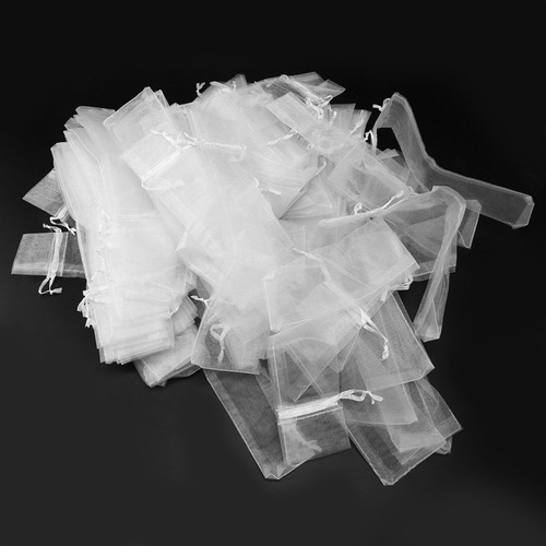 Sacos Dobráveis De Organza Com Cordão Para Ventiladores,