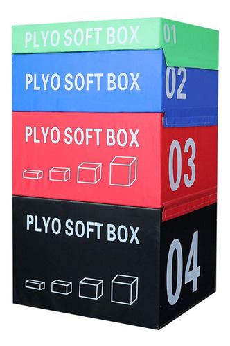 Caja De Salto Pliométrica Para Saltar, Azul 30cm Alto