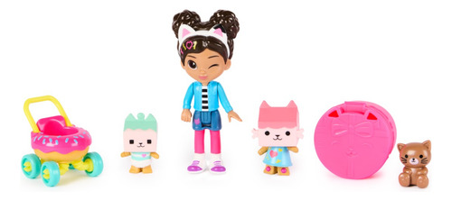 Gabby's Dollhouse Set De Figuras Gabby Cuidado De Gatitos