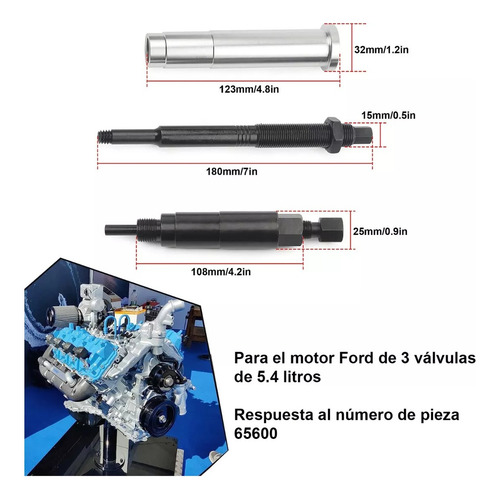 Herramienta Extractor Remover Bujia Rota Ford 3valve 4.6 5.4
