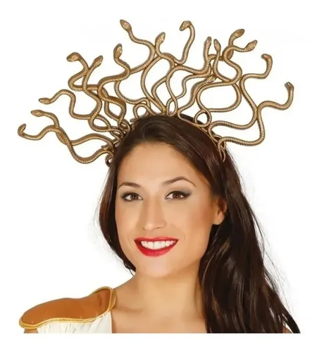 Cintillo De Medusa Plástico Serpientes Diosa Mitología Cintillo De Medusa Plástico Serpientes Diosa Mitología