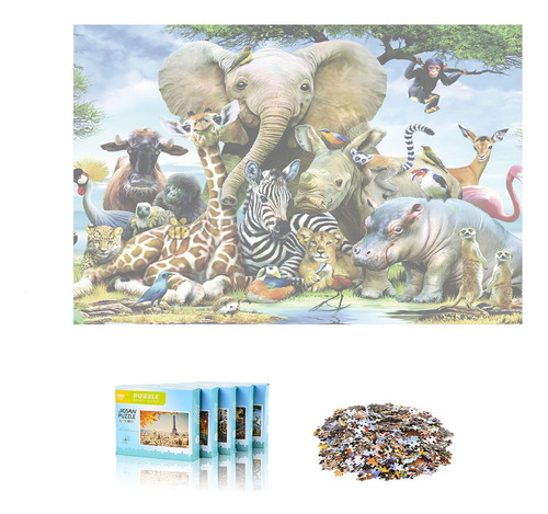 Puzzle Rompecabezas- Paisajes- Animales- Arte 1000pcs