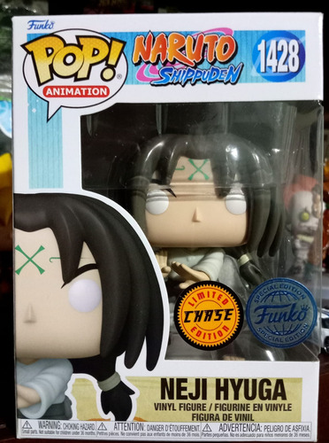 Funko Pop! Neji Hyuga No. 1428 - Chase Special Naruto Shipp (Usado)
