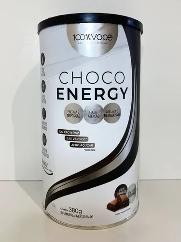 Choco Energy Superfood 380g - 100% Voce Sabor Chocolate | Frete grátis