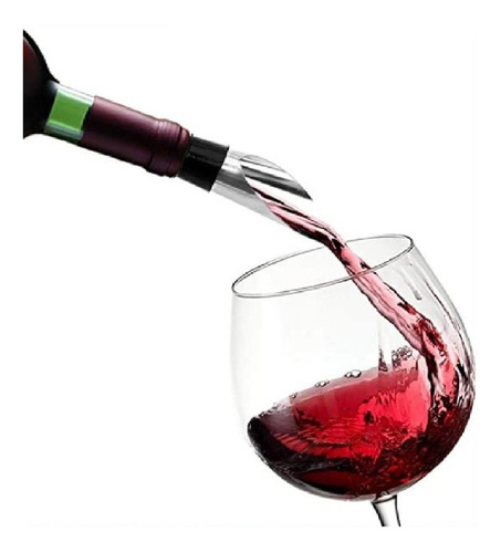 Imagen 3 de 4 de Tapón Para Botella De Vino Acero Simple