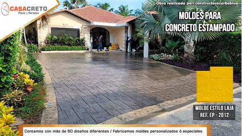 Molde Tipo Laja | Concreto Estampado | Construcción