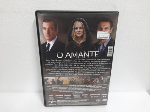 Dvd O Amante (liam Neeson / Antonio Bandeiras)