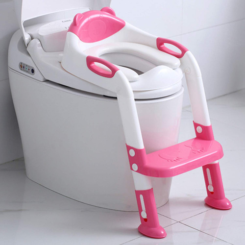 Escalera De Asiento Fedicelly Para Ir Al Baño Para Niñas, Ni