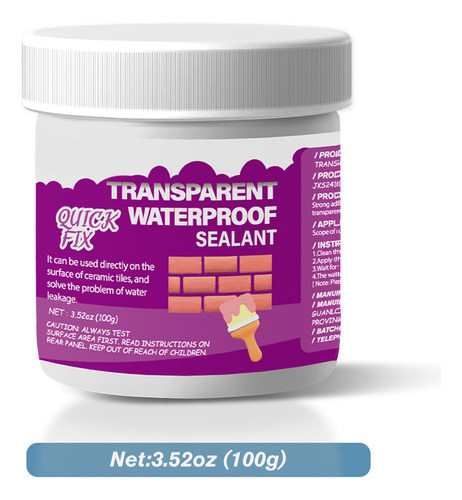 Sellador Impermeable Transparente De Alta Calidad
