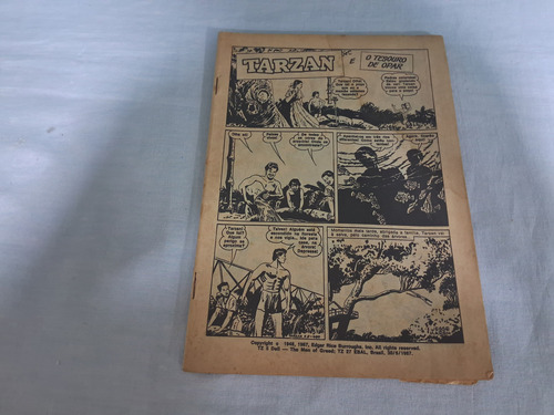 Gibi Tarzan 27 - 12 Serie - Junho 1987 - Sem Capa - Ed Ebal (Usado)
