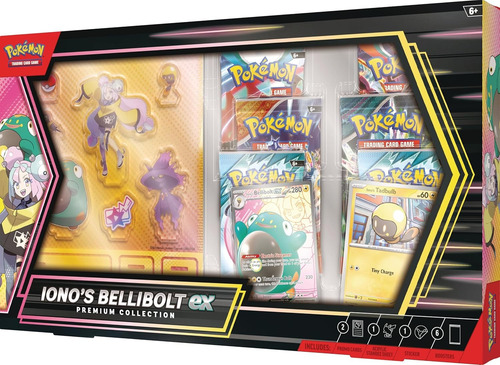 Pokémon Tcg: Iono's Bellibolt Ex Premium Collection Journey Journey Together Inglés
