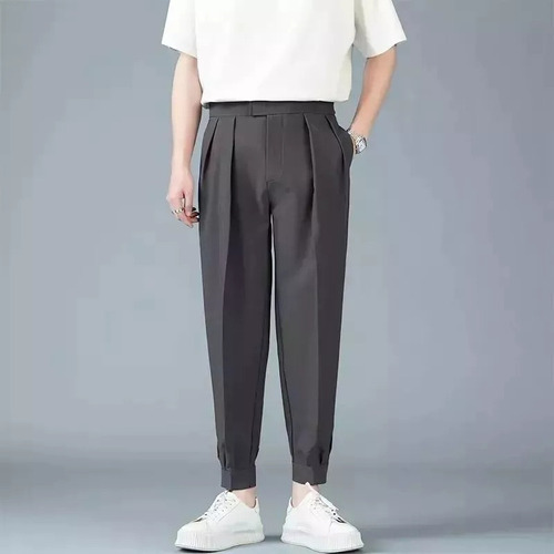 Pantalones Plisados Casuales De Estilo Japonés Para2023