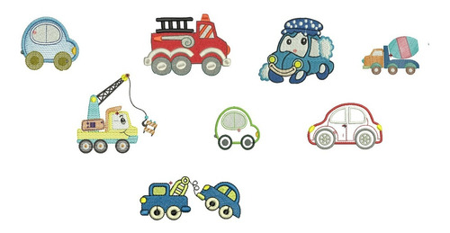 Diseño De Bordar Matrices Maquinas Bordadoras Autos Niños 