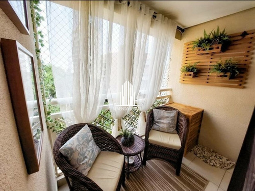 Imagem 10 de 15 de Apartamento No Morumbi 60m² Com 1 Dormitório E 2 Vagas - Com Depósito - Br31271
