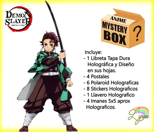 Kimetsu No Yaiba Caja Misteriosa Mystery Box Demon Slayer