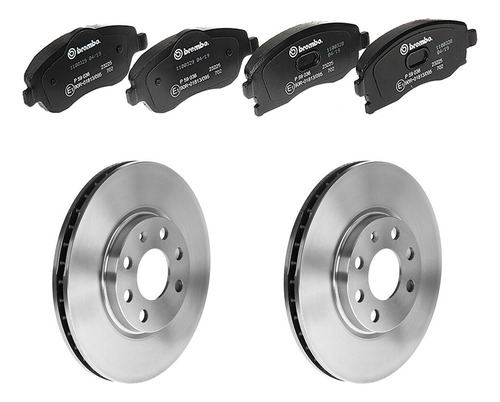 Jgo Balatas Bajos Metales Y Discos Del Tornado 04/19 Brembo