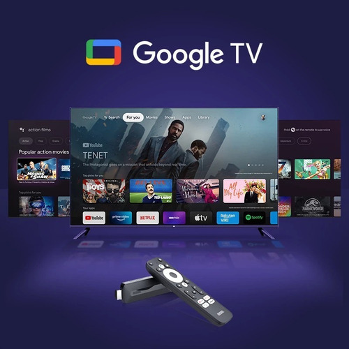 Tv Stick Mecool Kd3 Google Tv 4k Android 11 Ram 2gb Rom 8gb Negro