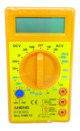 comprar Multímetro Digital Tester Lcd Probador Dt-830g