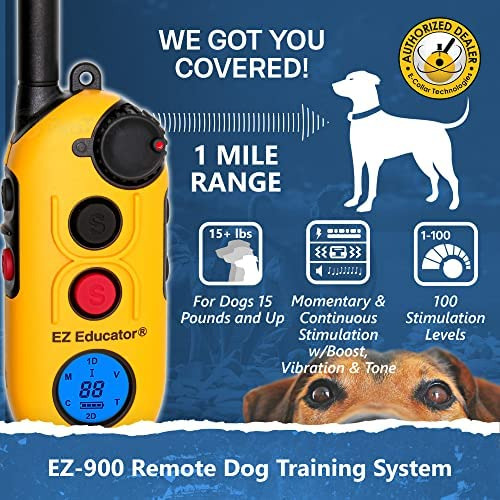 E-collar Educator Mile Remote Entrenador De Perros A Prueba