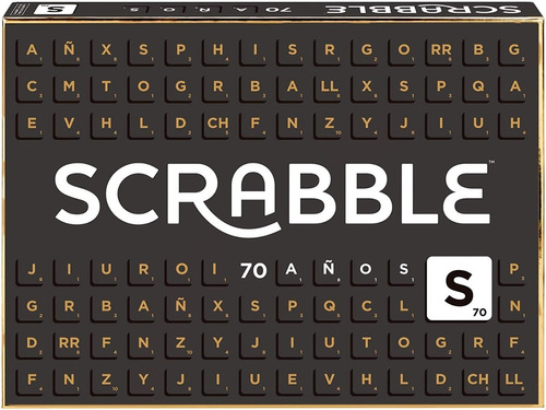 Scrabble Juego De Mesa Original Edicion Especial 70 Años 