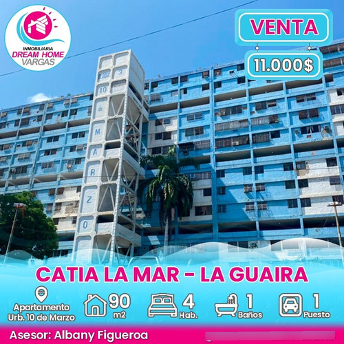 Apartamento En Venta Urb.10 De Marzo, La Soublette - La Guaira