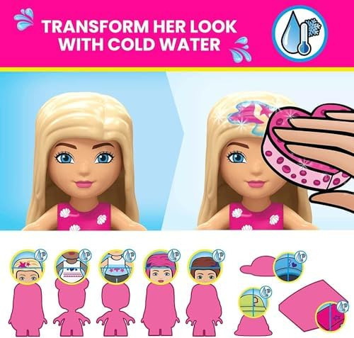 Mega Barbie Color Reveal Juego De Juguetes De Construcción,