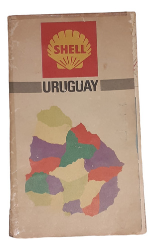 Catálogo Mapa De Uruguay Antiguo Shell Con Cinta Adhesiva